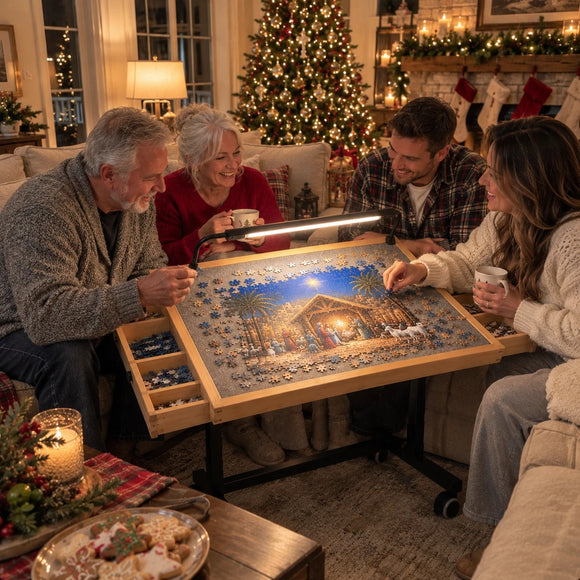 Amen Puzzles rollender Puzzletisch