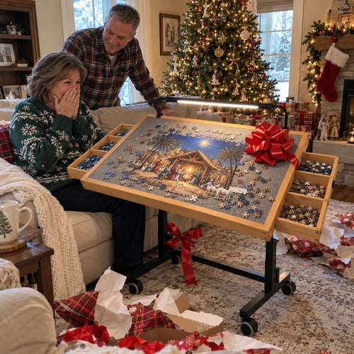 Amen Puzzles Rolling Puzzle Table